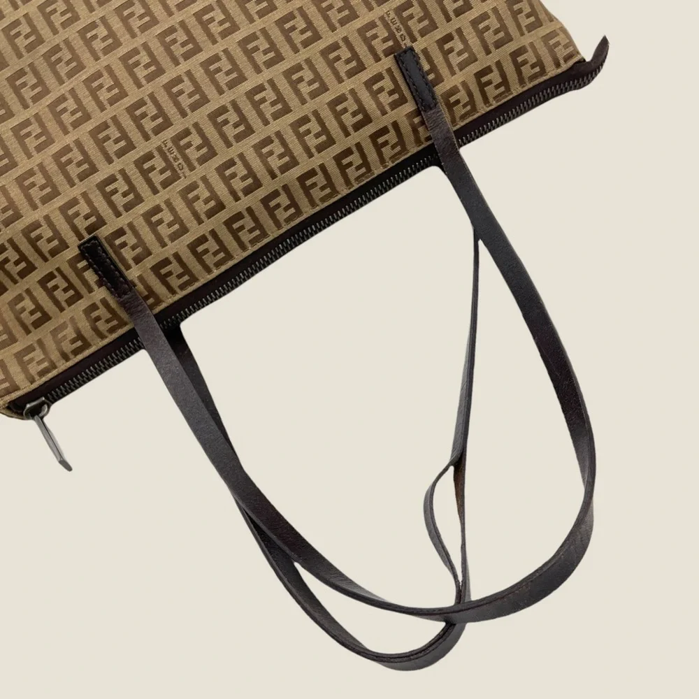 ✨SOLD✨Authentic Fendi Zucca Canvas Tote Bag - Picture 12 of 16